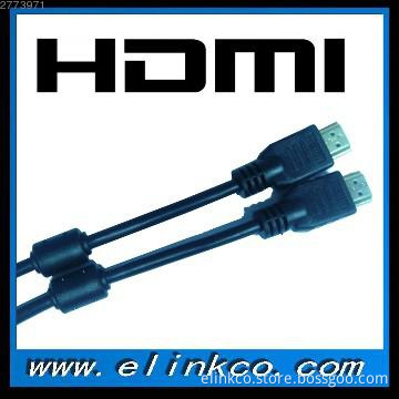 Low Price Gold-plated HDMI Cable male to male with ferrites Support 10